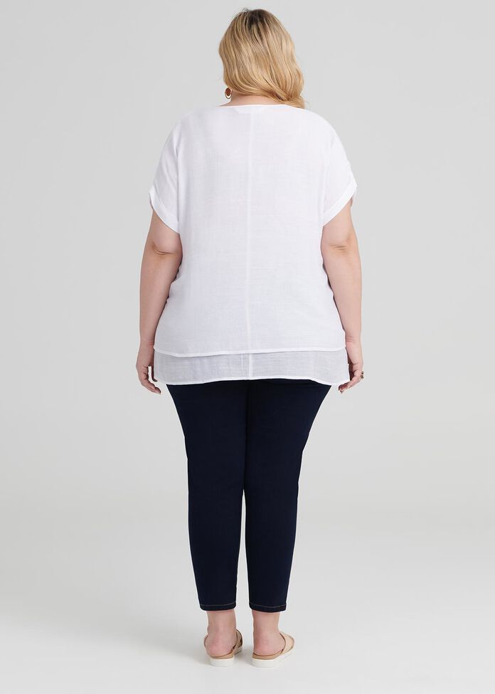 Buttons Relaxed Top, , hi-res