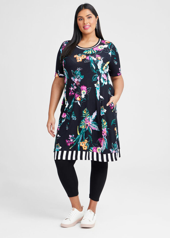 Natural Floral Fever Dress, , hi-res