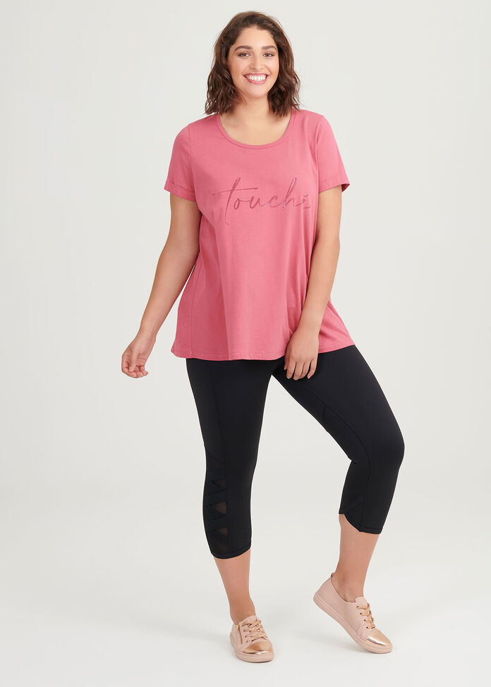 Organic Pink Active Top, , hi-res