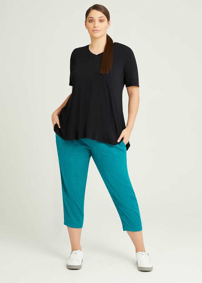 Bamboo Habitual Vneck Top, , hi-res