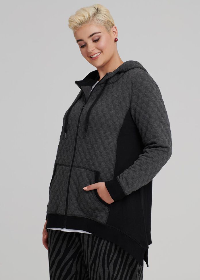 Bubble Luxe Zip Hoodie, , hi-res