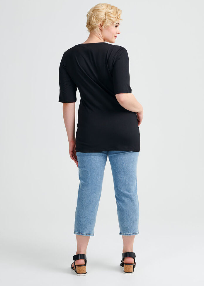 Bamboo Body Short Sleeve Top, , hi-res