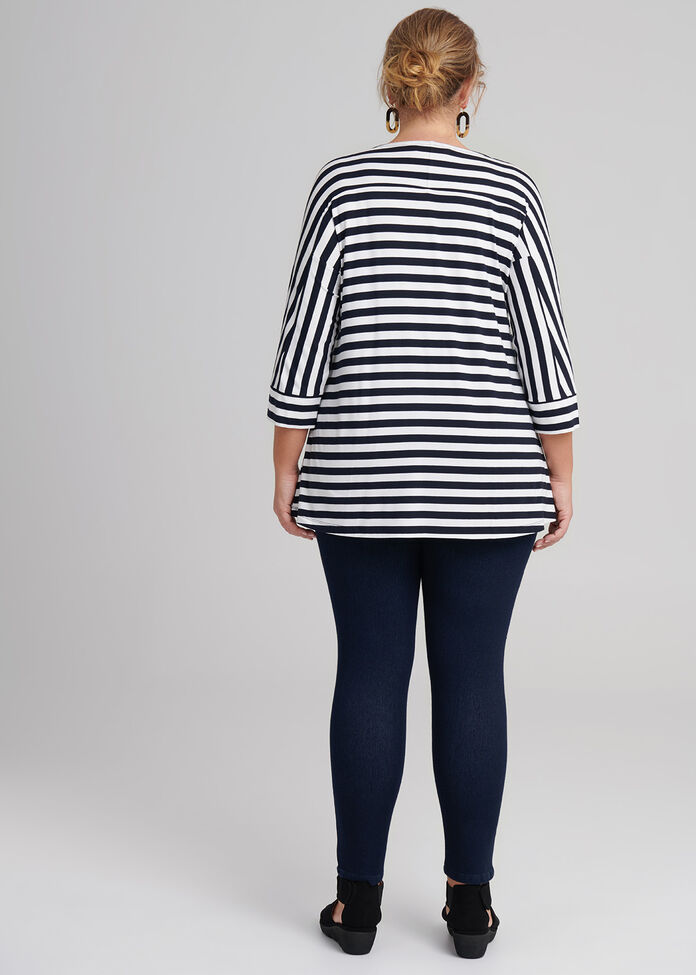 Stripe Bamboo Top, , hi-res