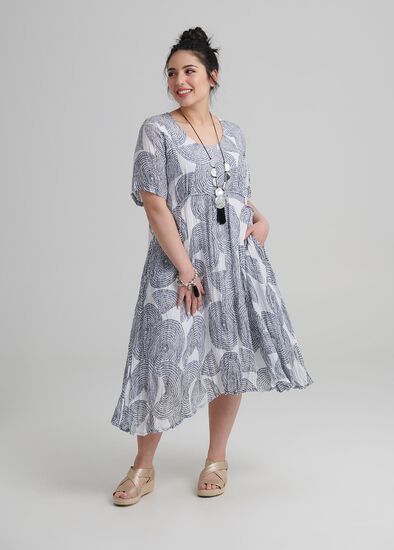 Plus Size Petite Circles Dress