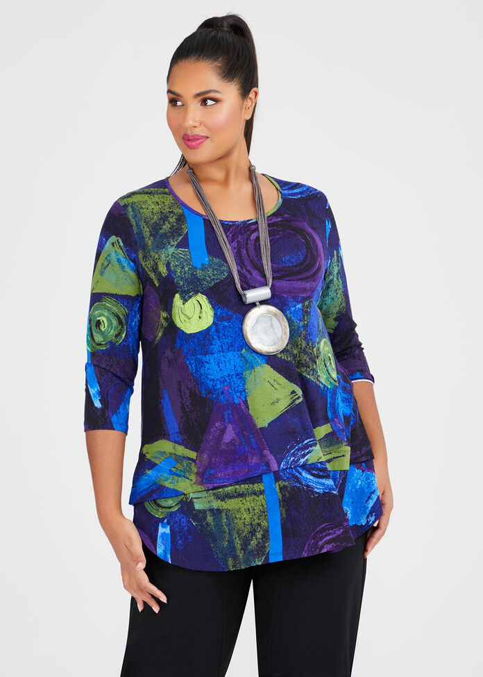 Viscose Artistry Tunic, , hi-res