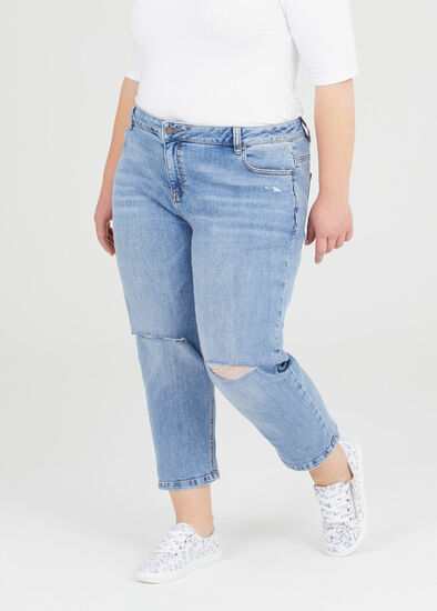 Plus Size Petite Coolmax Mom Jeans