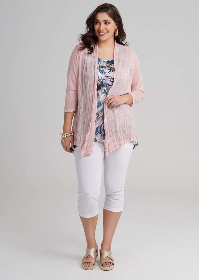 Mesh Essential Cardi, , hi-res