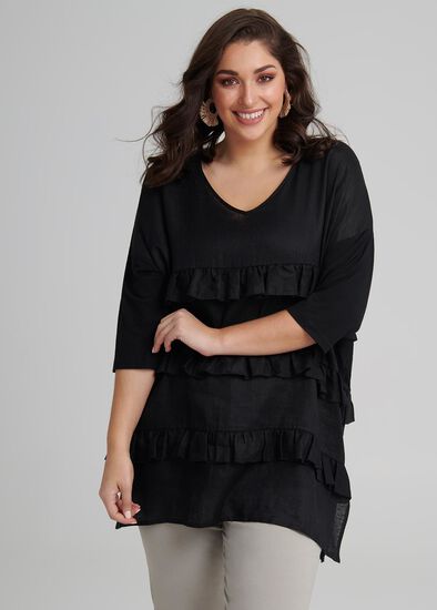 Plus Size Linen Salma Tunic