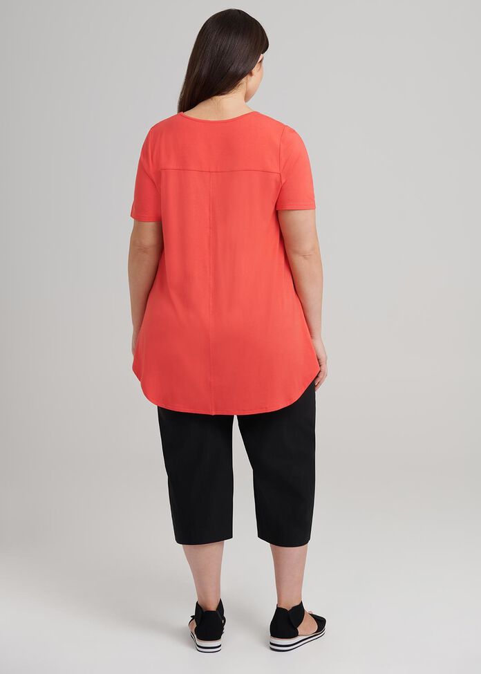 Bamboo Base Short Sleeve Top, , hi-res