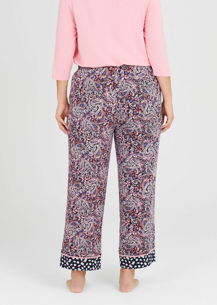 Bamboo Paisley Pyjama Pant, , hi-res