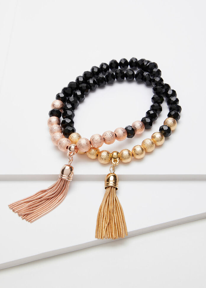 Tassel Bracelet Set, , hi-res