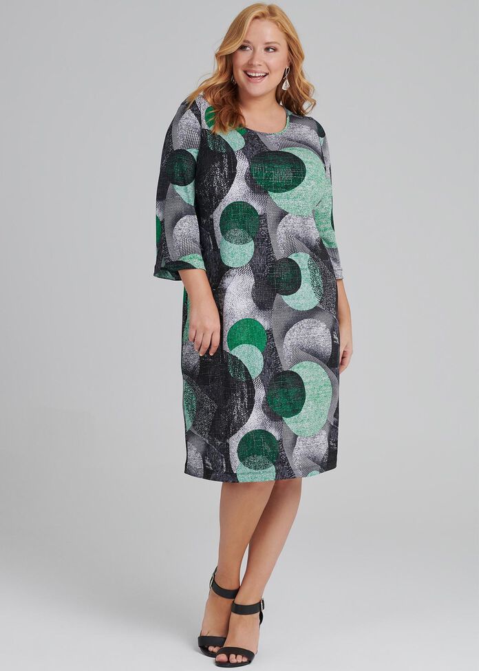 Pattern Play Shift Dress, , hi-res