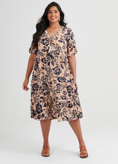 Plus Size Natural Spring Dress