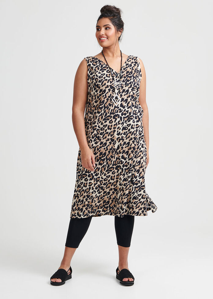 Cotton Animal Dress, , hi-res