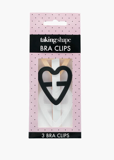 Plus Size Bra Clips Hearts Set of 3