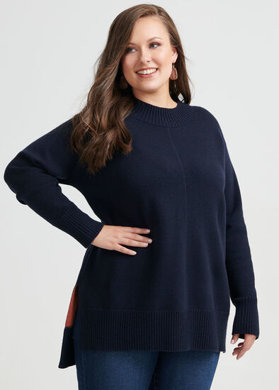 Plus Size Inside Out Jumper