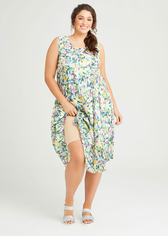 Cotton Paloma Sleeveless Dress, , hi-res