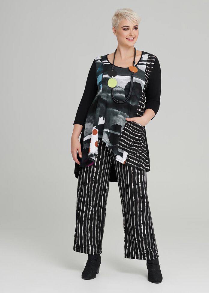 Chalk Stripe Wide Pant, , hi-res