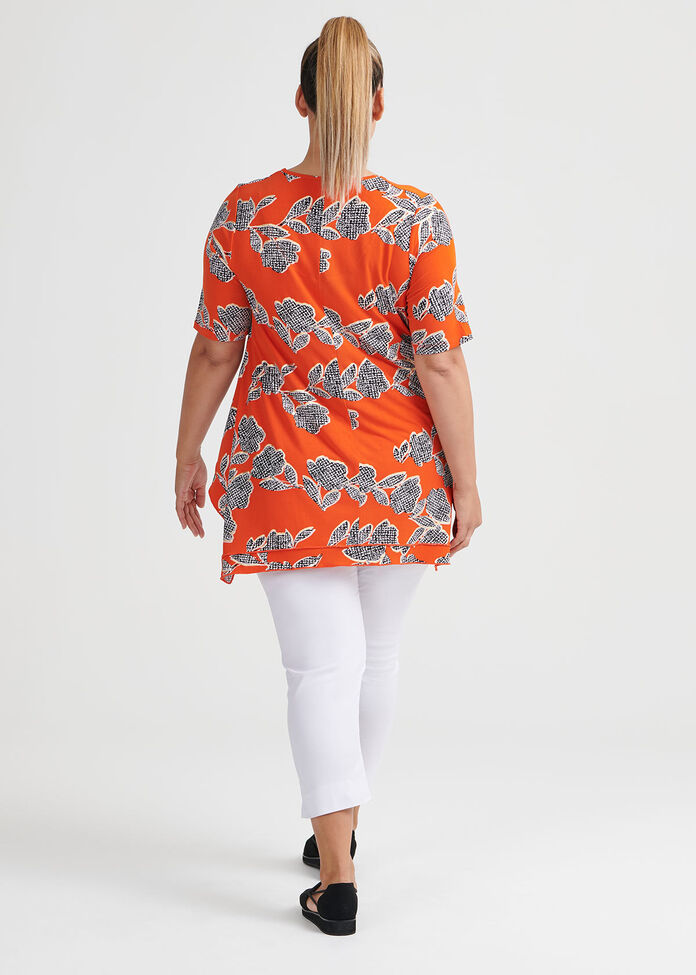 Celina Short Sleeve Top, , hi-res