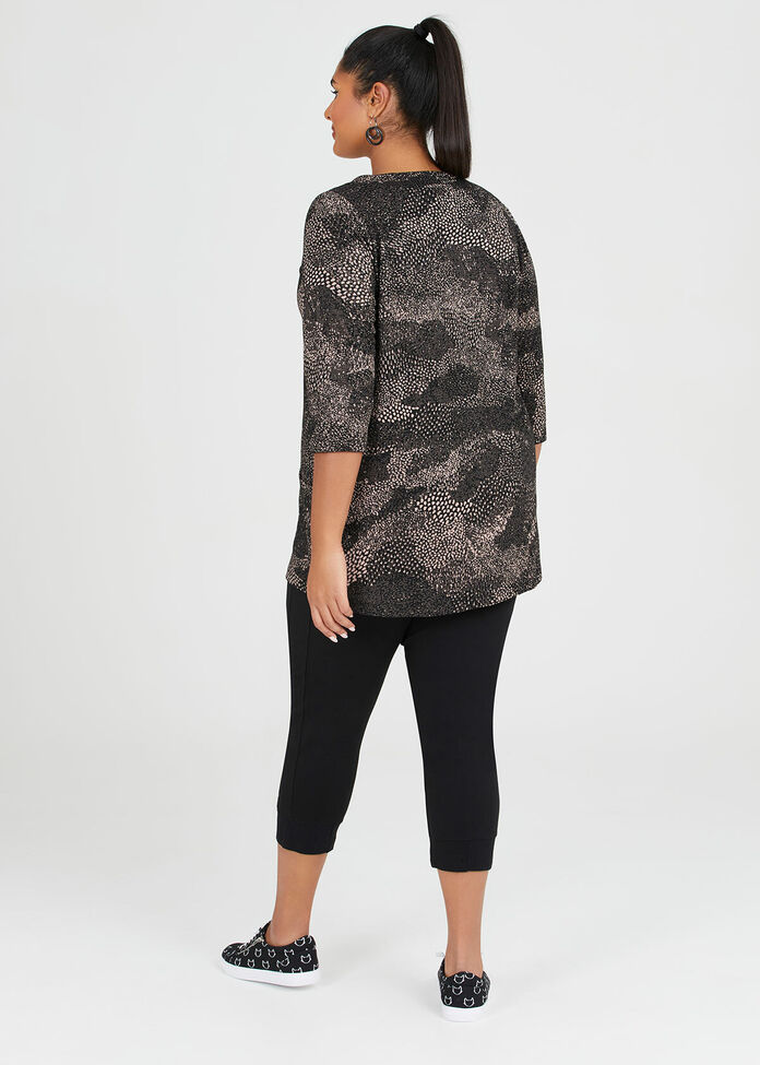 Jacquard Knit Top, , hi-res