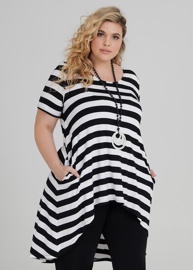 Plus Size Bamboo Line Up Top