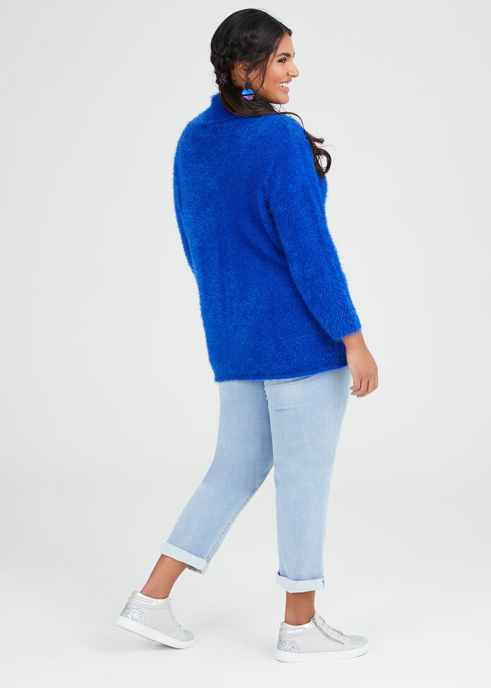 Eyelash Cosy Knit Jumper, , hi-res