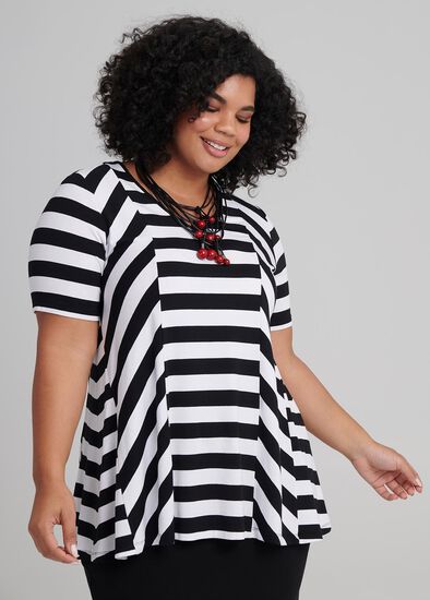 Plus Size Elation Stripe Top