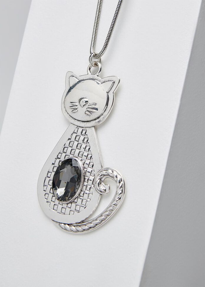 Feelin Feline Necklace, , hi-res