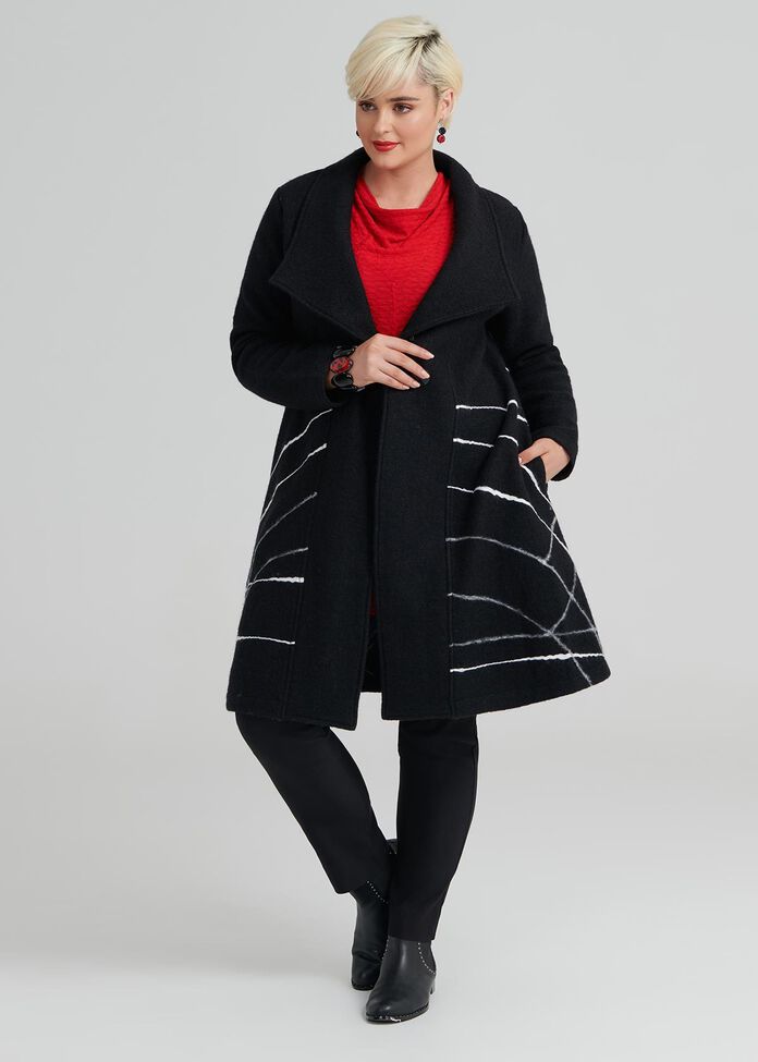 Remix Boiled Wool Coat, , hi-res