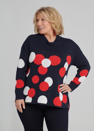 Plus Size Petite Sienna Spot Jumper