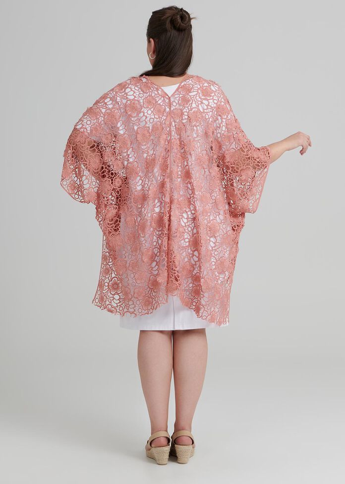 Eyelash Lace Cape, , hi-res