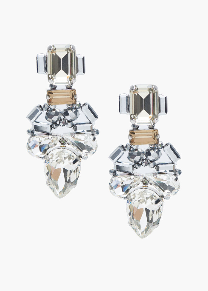 Glamour Crystal Earrings, , hi-res