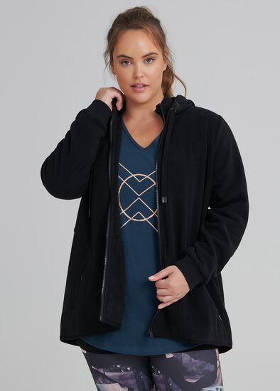 Plus Size Polar Fleece Active Jacket