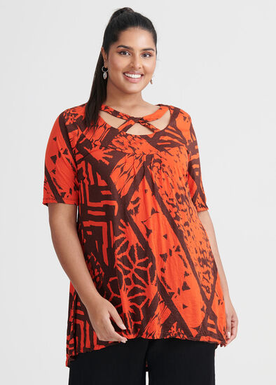 Plus Size Phoenix Modal Top