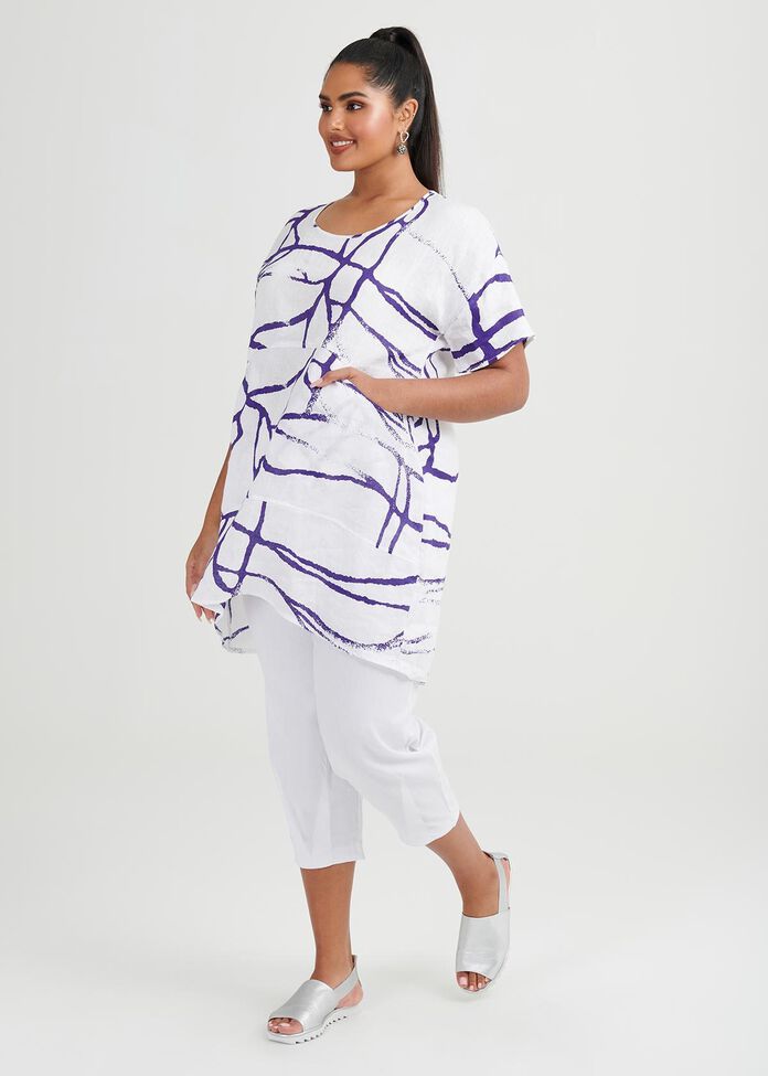 Jemima Linen Tunic, , hi-res