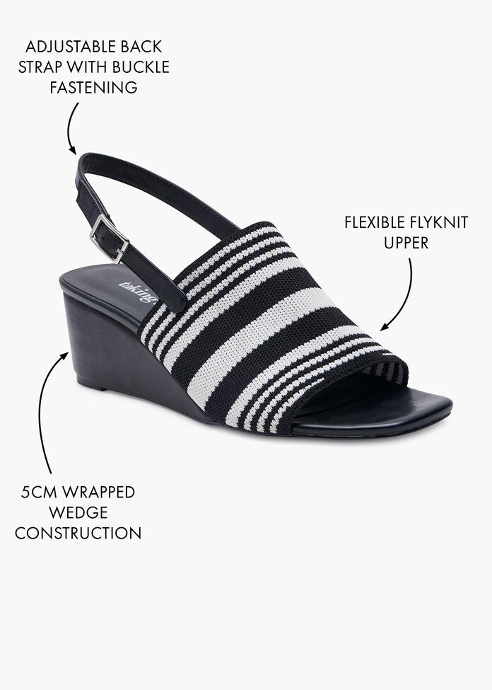 Skye Stripe Wedge, , hi-res