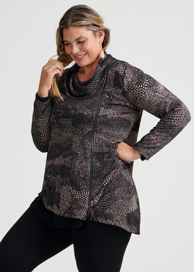 Plus Size Lakeside Jacquard Top