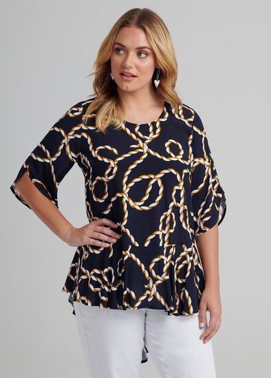 Plus Size Knot Tunic