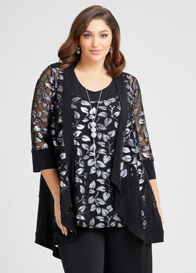 Plus Size All That Jazz Cardigan