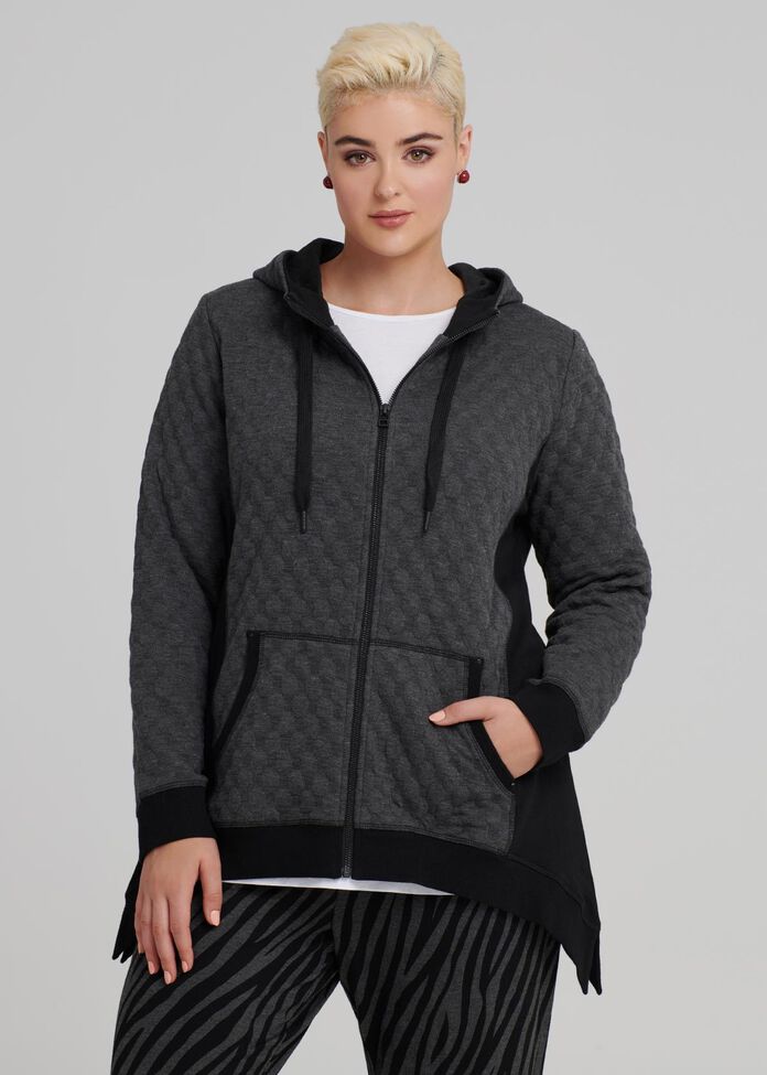 Bubble Luxe Zip Hoodie, , hi-res