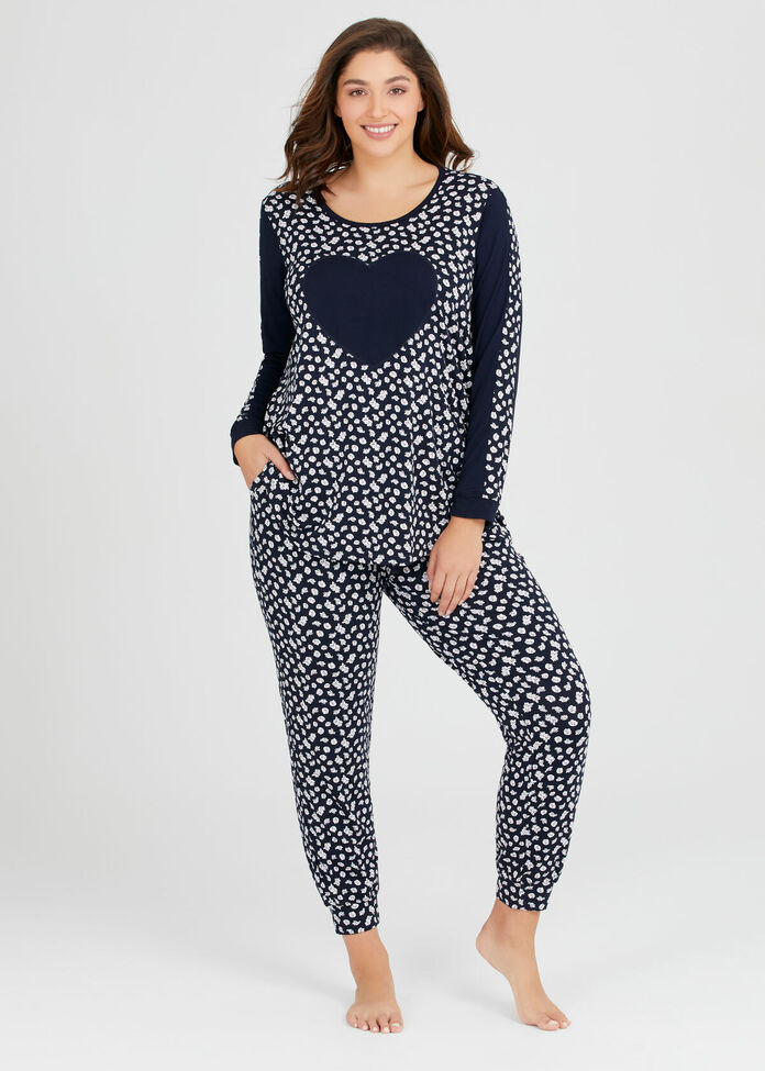 Bamboo Daisy Pyjama Top, , hi-res