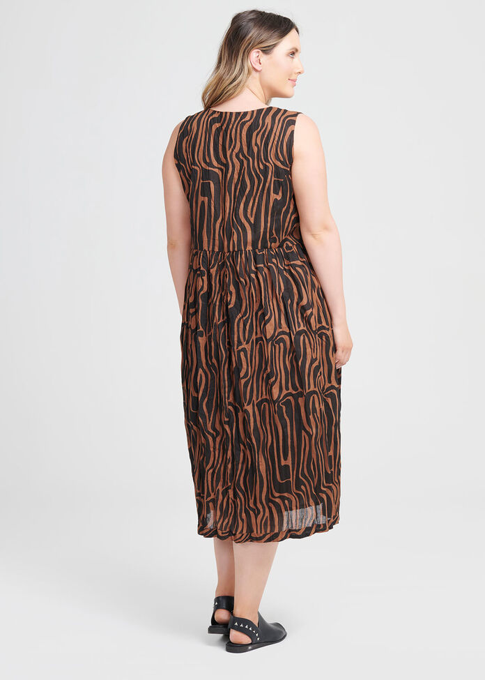 Cotton Tribal Print Dress, , hi-res