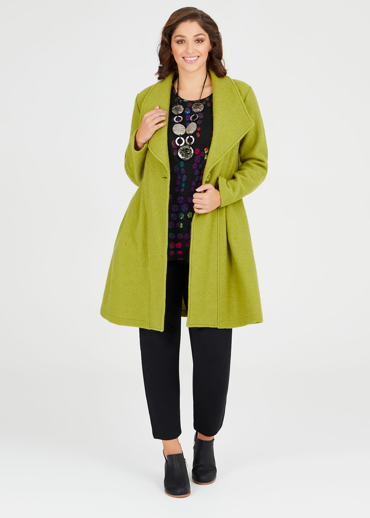 Morgan Boiled Wool Coat