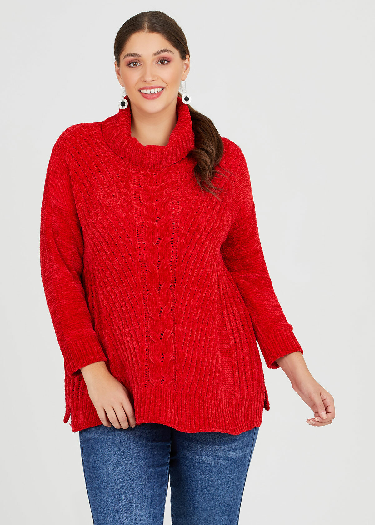 Chenille Turtleneck Jumper