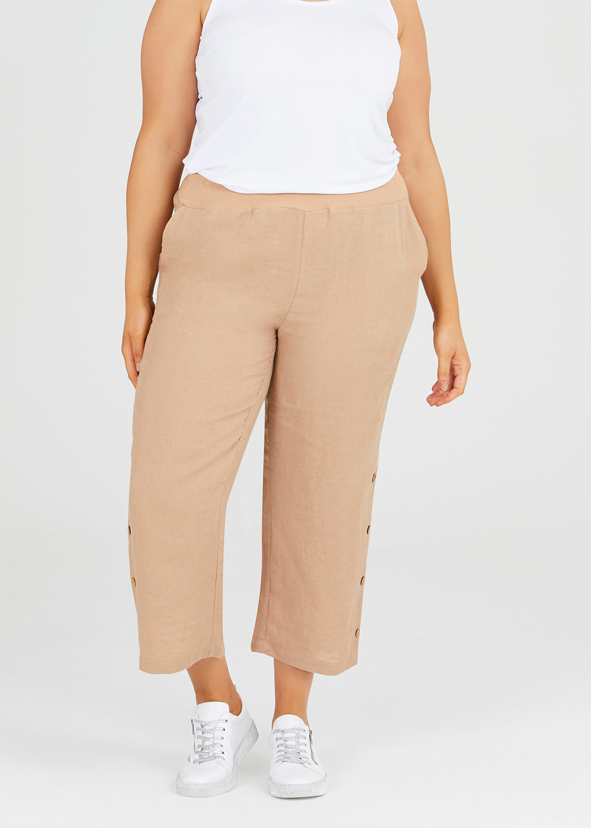 Drift Linen Crop Pant