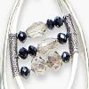 Crystal Bead Pendant Necklace, , swatch