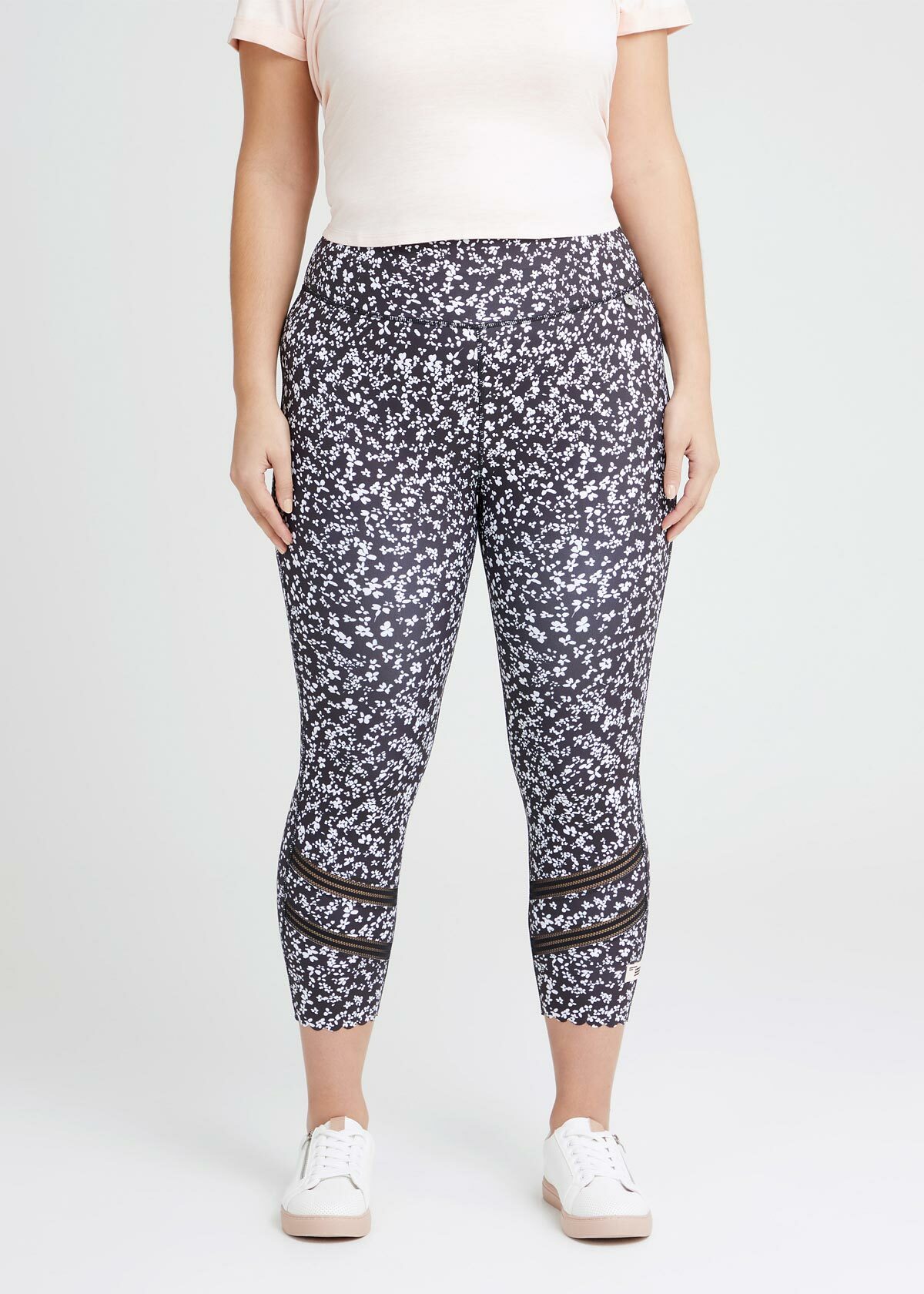 Ditsy Crop Active Legging
