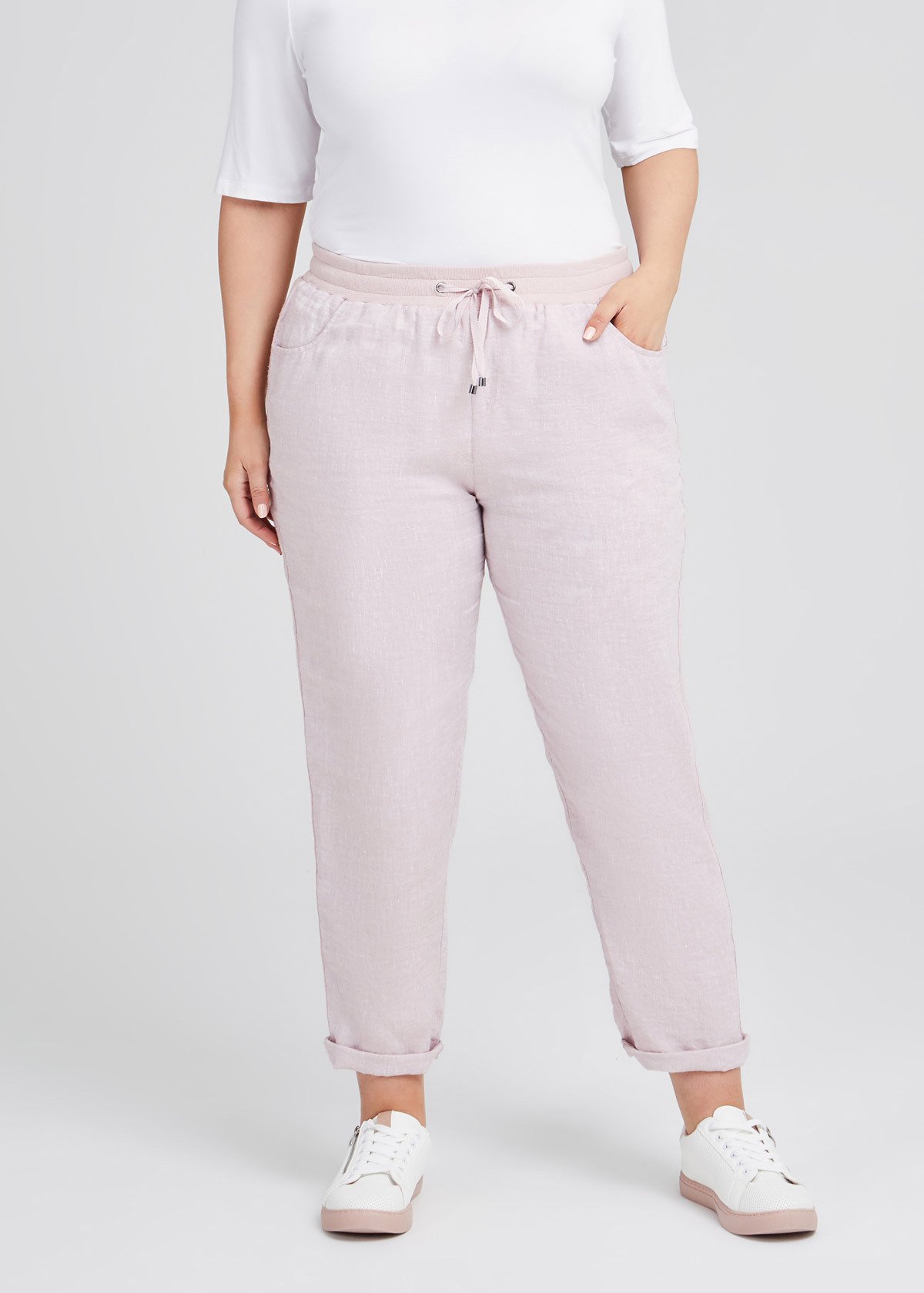 Latania Linen & Sequin Pant