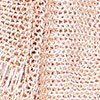Shimmer Tassel Scarf, rose gold, swatch