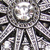 Star Struck Brooch, silver, swatch